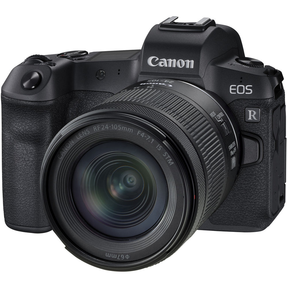Canon EOS R Mirrorless Digital Camera with RF 24-105mm f/4-7.1 IS STM Lens - 2 Year Warranty - Next Day Delivery