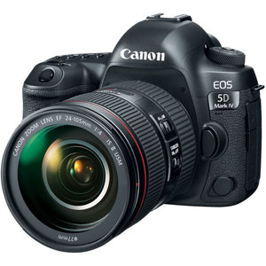 Canon EOS 5D Mark IV DSLR with 24-105mm II Lens - 2 Year Warranty - Next Day Delivery
