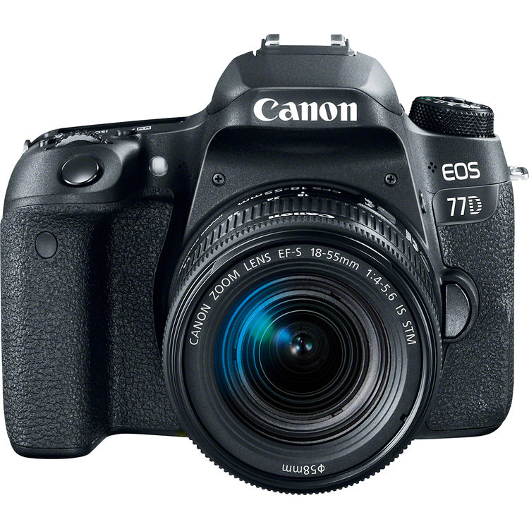 Canon 77D + EF-S 18-55mm IS STM Lens - 2 Year Warranty - Next Day Delivery