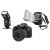 Canon EOS 850D 18-135mm f/3.5-5.6 IS USM + Pro Camera Bag + Flash - 2 Year Warranty - Next Day Delivery