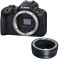 Canon EOS R50 Mirrorless Camera Body with EF-EOS R mount adapter - view 1