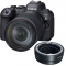 Canon EOS R6 Mark II Mirrorless Camera with RF 24-105mm f/4L IS Lens with EF-EOS R mount adapter - view 1