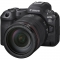 Canon EOS R5 Mark II Mirrorless Camera with RF 24-105mm f/4L IS USM Lens with EF-EOS R mount adapter - view 2